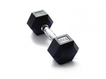 Гантель 6 кг гексагональная - штанги-гири-гантели.рф