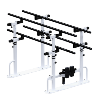 Брусья реабилитационные с коленоупорами Sabirgym SGINVAR205 black step - штанги-гири-гантели.рф