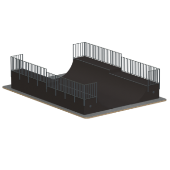 Рампа Sabirgym SGSPM1108L для скейт-парков - штанги-гири-гантели.рф