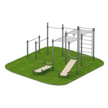Атлетический комплекс уличный Лето Sabirgym SGWOK303 - штанги-гири-гантели.рф