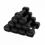 Набор термополиуретановых гантелей BRONZE GYM, 1-10 кг - 10 пар, шаг 1 кг бронзджим - штанги-гири-гантели.рф
