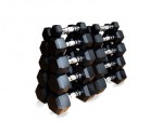 Набор гексагональных гантелей Fitness Tools 10 пар от 1 до 10кг - штанги-гири-гантели.рф
