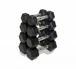 Набор гексагональных гантелей Fitness Tools 4 пары от 2 до 5 кг - штанги-гири-гантели.рф
