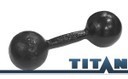 Гантель Titan чугунная литая 7 кг - штанги-гири-гантели.рф